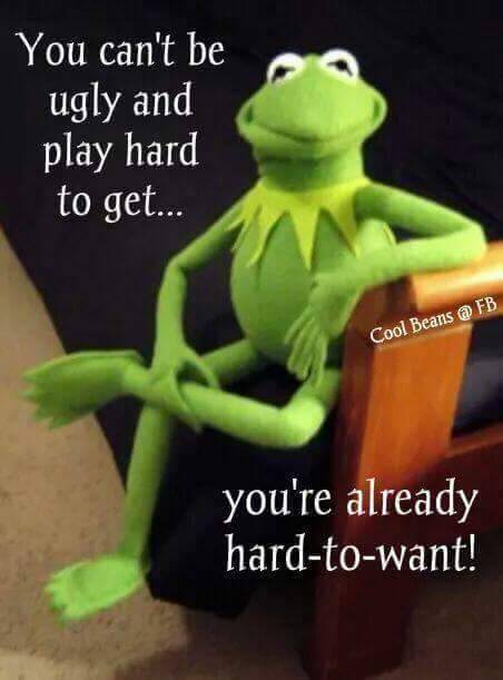 Some bitchies be like com on get the fuck out of here