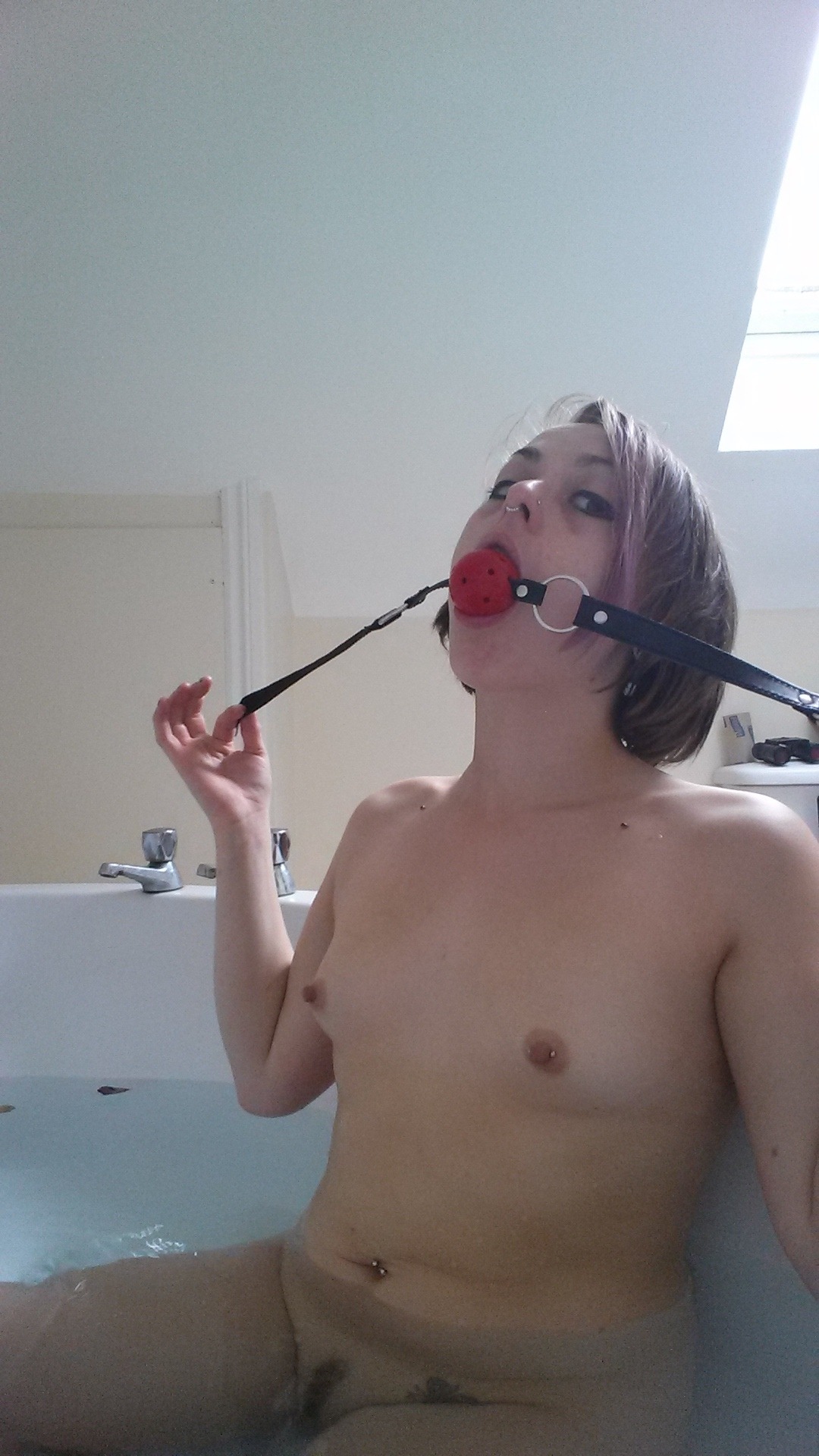 pixie-kinks:  ball gagged bath babe [vol. II]