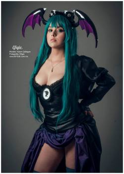 steam-girls:  Morrigan -Steampunk-by ChiipiChan