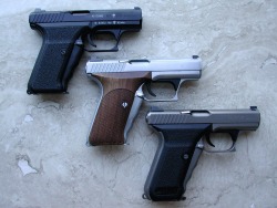 cerebralzero:  mumblingmasochist:  The H&amp;K P7, considered to be one of the finest pocket pistols ever made.  Would need some giant pockets if that is to be considered a pocket pistol haha 