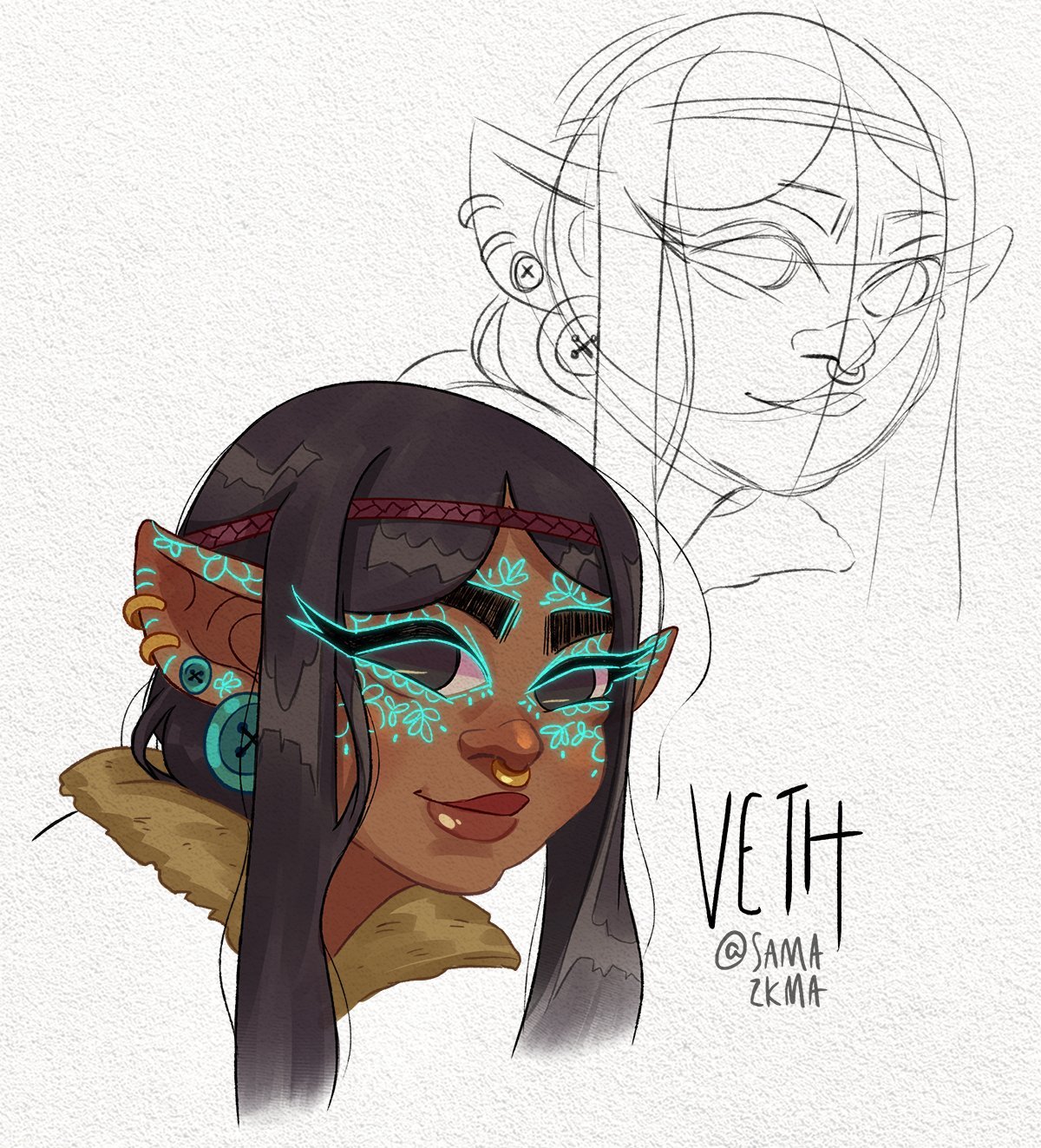 Just a lil drawing of Veth Brenatto~ twitter  