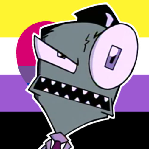 izpride: Zim + Nonbinary/Biromantic flag!