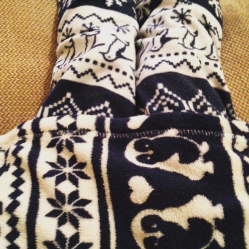 It’s a matching penguin blanket & jammies kinda evening ❤️ #cold #penguins #cozy #cuddledu