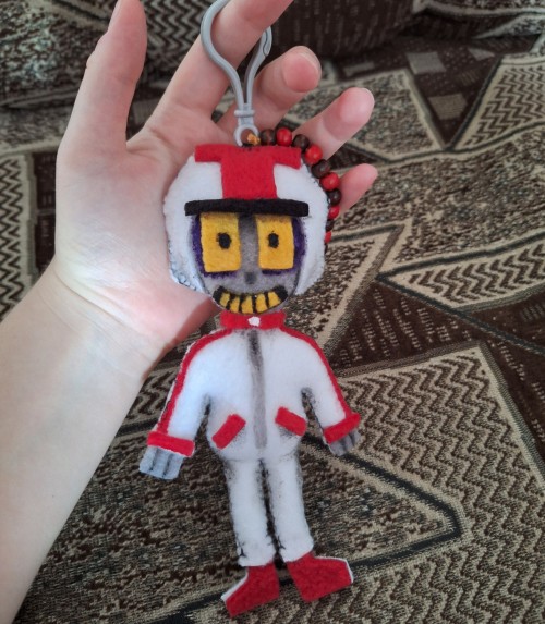 A Little Turbo Plushie Keychain I've Made. There's Also A Bead Charm Attached To Him Too. He's On My