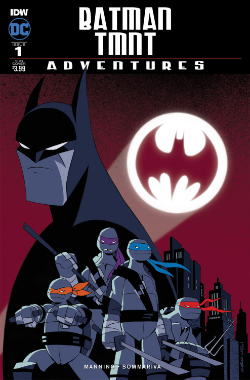 idwcomics: Batman TMNT Adventures #1 Cover by Ciro Nieli
