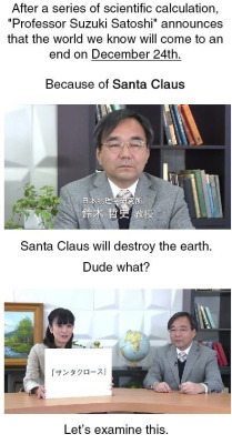 Earth is kill because Santa Unknown source (If anyone know the