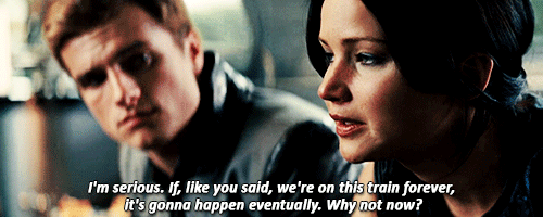 tshowaddict-deactivated20201203:  I’m the one who suggests the public marriage proposal. Peeta agrees to do it but then disappears to his room for a long time. Haymitch tells me to leave him alone. 