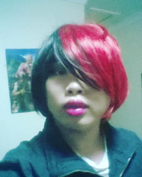 hakuru15:  Been awhile since I did a post c:  #wig #makeup #fun #sissy #trap #femboy