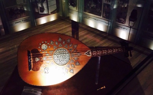 nayefism:  Mohammad Abdelwahab personal famous Oud. Photo taken by me during my last visit to his personal museum in Cairo.