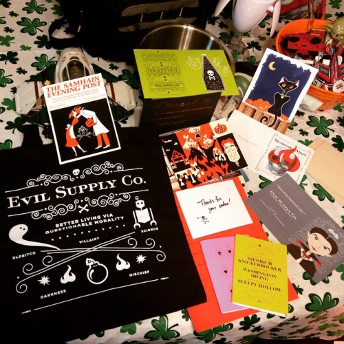 glamoramamama75: My Evil Supply Co. order finally came!! So many goodies…or is that baddies? 