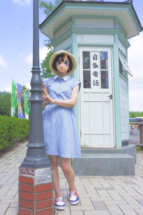 a phone booth, Akita Aug.,2014Face type: Timidity