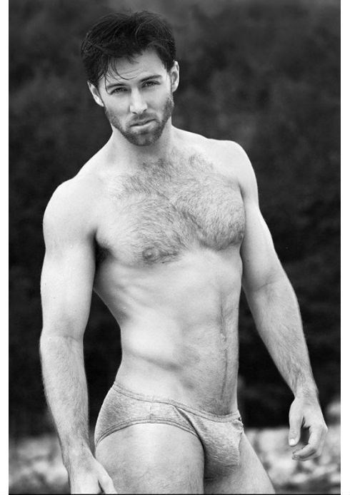 asicksickworld:  Hairy Hunk: Model Warren by Cody Kinsfather.