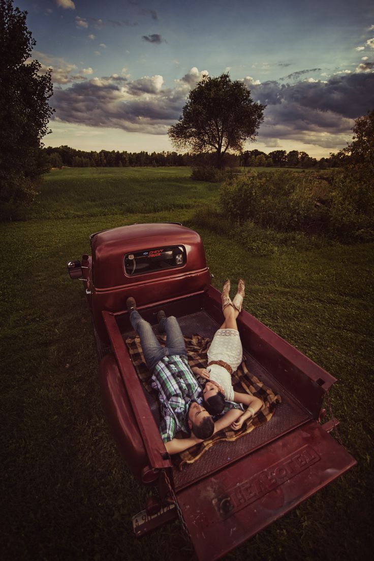 Perfect day, perfect truck, perfect gal. Pillaged.