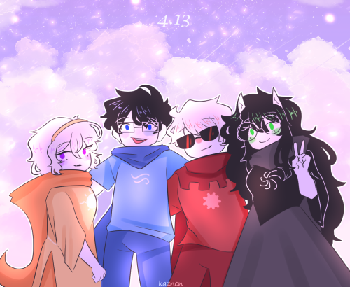 i may no longer be into homestuck, but they have a special place in my hearthappy 413!