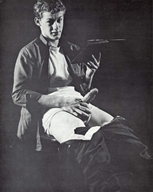 unknownvintagemalemodels:From THE RAWHIDE MALE no 4 (1968)Model is Chuck Murphy