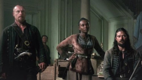 James Flint, Madi, and John Silver from Black Sails are Polyamorous