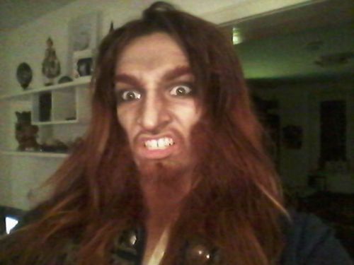 modelaest: so I was the Beast for halloween :) @graveglamour
