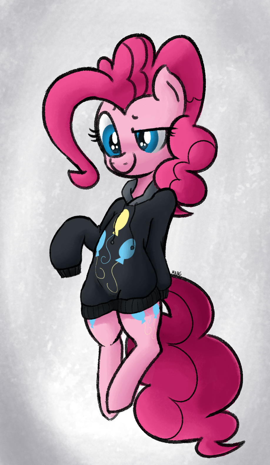 mangs-art:hoodie ponk for @username-required &lt;3!