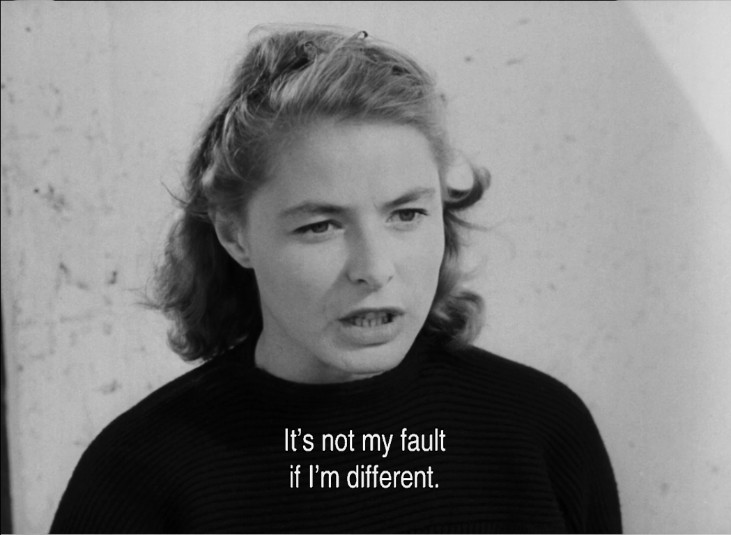 bergmans-ghost:  -and you used to like it before- Stromboli (1950), dir. Roberto