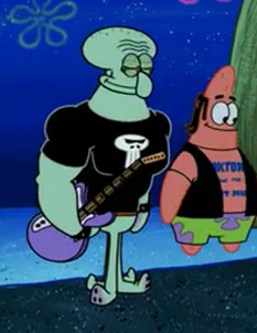 metalgearsolids:  neatopicturesofspongebobdaily:  Bara!Squidward apreciation post   