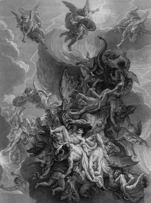 seriallier: The Fall of the Rebel Angels © Alexis Loir, after Charles Le Brun 