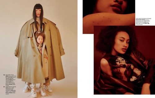 fashionarmies: ‘OWN MY SKIN’ Bae Yujin, Ellie, Han Hyun Min, Lee Hye Seung & Vita Kan for Marie Claire Korea  — November 2017. Ph: Shin Sun Hye  [ 신선혜 ] Stylist: Lee Jimin  [ 이지민 ] HairStylist: Shon Hyejin  [ 손혜진 ] Mua: