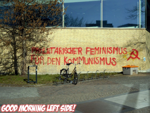 goodmorningleftside:Hamburg is still red! For a proletarian feminism.