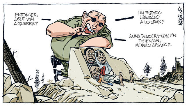 elguindilla:  Por fin llegan los buenos a Siria  Manel Fontdevila 