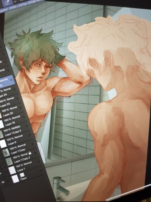 Me Trying To Paint Without Line Art;; #wip