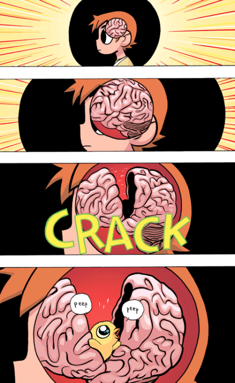 comicstoastonish:  Scott Pilgrim Gets It Together (Color Edition) (2013)Writer and Artist: Bryan Lee O’Malley