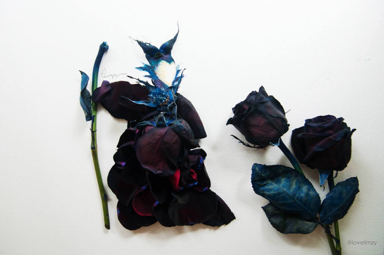 codcastchannel:  Beautiful creation with flowers by Lim Zhi Wei  