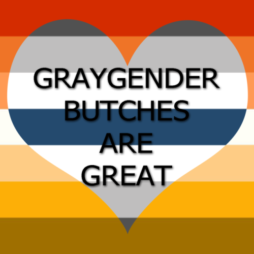 (Image description: the butch pride flag as a background with heart shaped nonbinary and trans flags