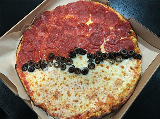continuants:  pokemon:  The perfect pizza for our Pokémon Day celebration!  @caragh