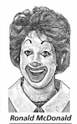 Ronald McDonald got his own WSJ portrait–and it’s realistically creepy. (via Gawker)