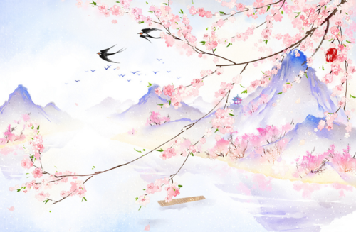 changan-moon:Gufeng style illustration by 无轩