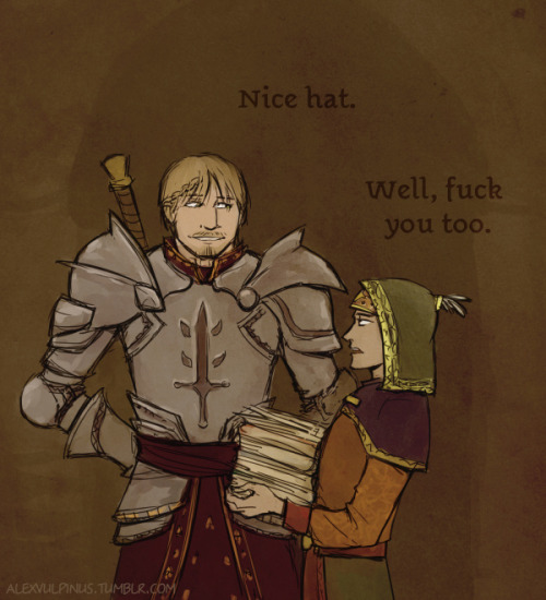 &hellip;And where is that bucket you call a helmet for some reason?DA:O mage hats, u kno.Please chec