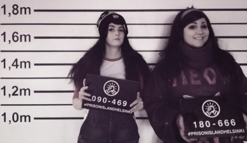 JESSE AND MABEL (Rindalin Cosplay) MUGSHOTS @ PRISON ISLAND HELSINKI | Photo credit: @spaceprincessm