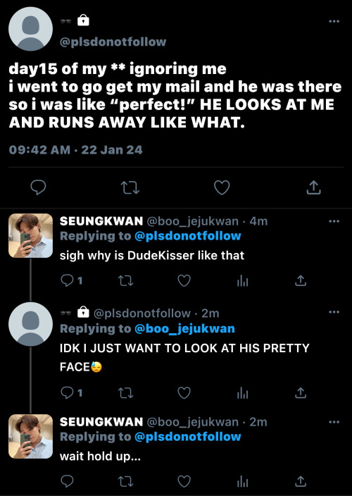 Hi Love! I Really Love Ur Smau They're Really Funny (the Vernon One Had Me Rolling On The Floor For 10