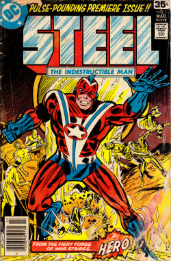 Steel #1 (Dc Comics, 1978). Cover Art By Don Heck.from A Charity Shop In Nottingham.