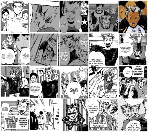 mausalen: I fucking did it, 243 panels in total Bokuto’s appearances in the manga. EVERY. FUCK