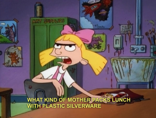 deliveryxiao: dapenguinninja:  bakefestatspliffanys:  when you’re older and realize Helga’s mom was a total alcoholic.   Helga went through some real issues  You remember when Helga found out she loved Arnold because he was the only one that gave