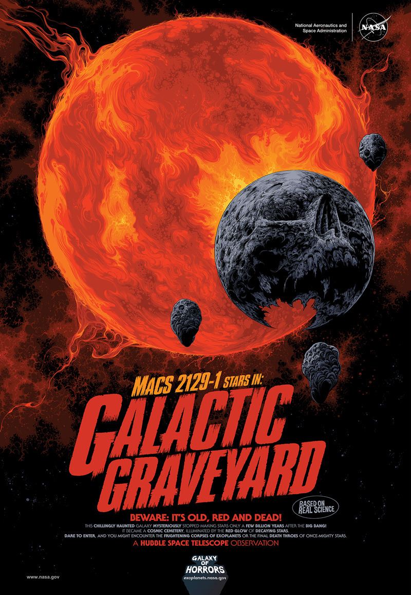 bandit-jay:With Halloween just around the corner, NASA has released its latest Galaxy