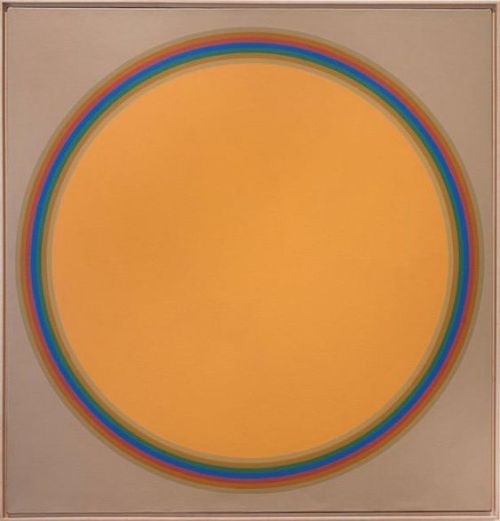 topcat77:John Stephan Disc #5 (1982) Acrylic on canvas