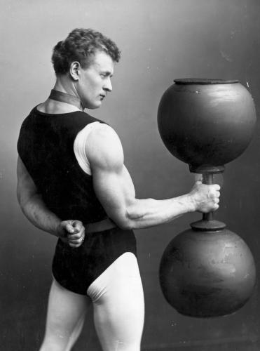 Late 19th century strongman Eugen Sandow.