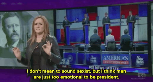 micdotcom:Watch: Samantha Bee destroyed the GOP’s toxic masculinity with this perfect bit.