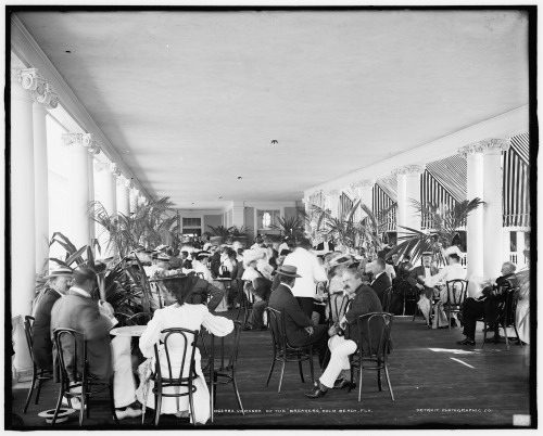 The Breakers Hotel. Palm Beach, Florida. 1900.First known as The Palm Beach Inn, the original hotel 