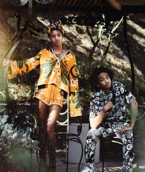 Willow and Jaden smith by Olivia Malone.