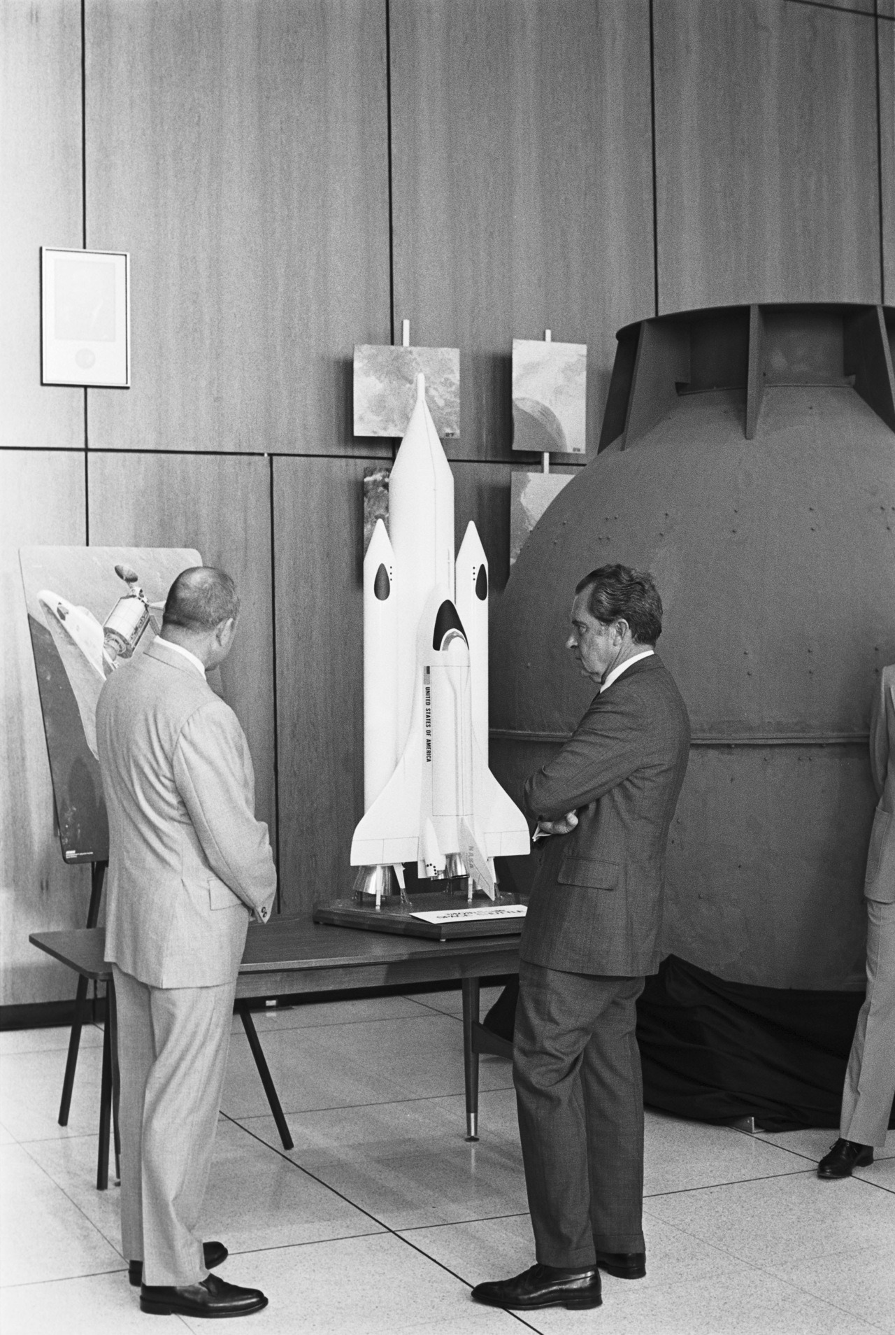 Today's Document — “President Richard Nixon Examining a Model of the...
