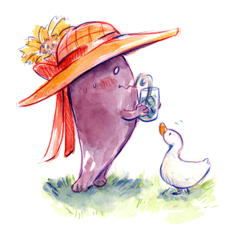 More Krobus...Get That Guy A Sunhat, I Need Help In My Garden And The Ducks And Chickens Arent Helping
