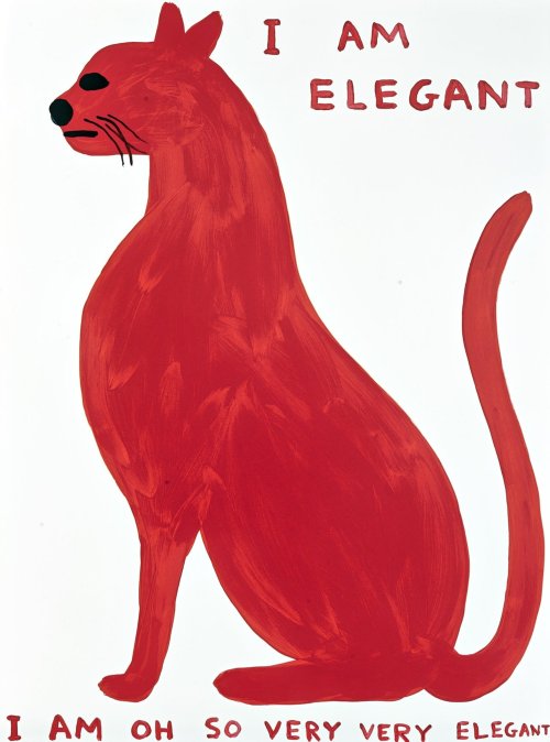 thunderstruck9:  David Shrigley (British, b. 1968), I Am Elegant I Am Oh So Very Very Elegant, 2021. Screenprint in colours on wove paper, sheet: 76 x 56 cm. Edition of 125